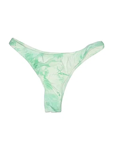 Pre-owned Shein Swimsuit Bottoms In Green