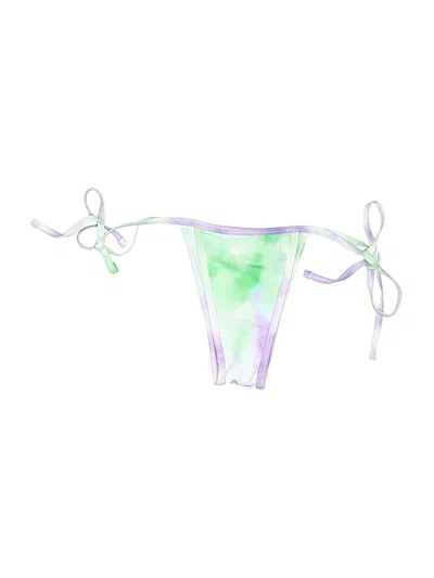 Pre-owned Shein Swimsuit Bottoms In Green