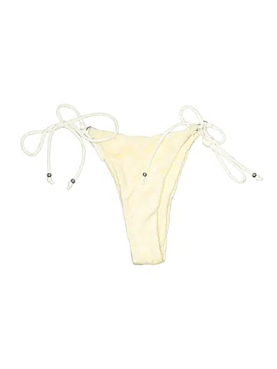 Pre-owned Shein Swimsuit Bottoms In Ivory