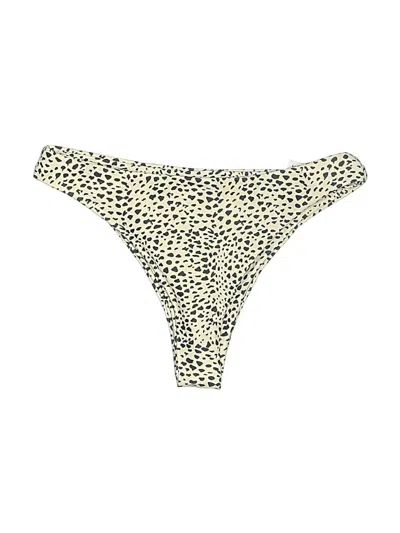 Pre-owned Shein Swimsuit Bottoms In Ivory