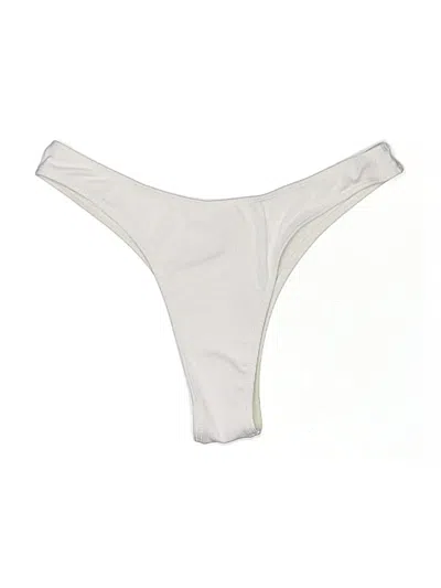 Pre-owned Shein Swimsuit Bottoms In Ivory