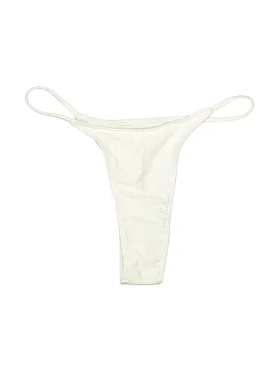 Pre-owned Shein Swimsuit Bottoms In Ivory
