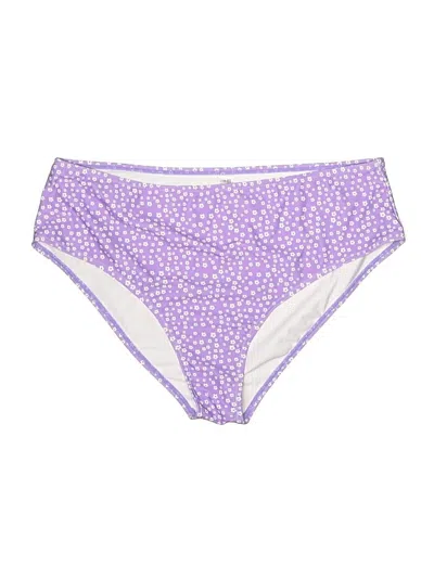 Pre-owned Shein Swimsuit Bottoms In Purple