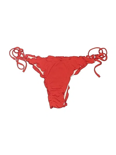 Pre-owned Shein Swimsuit Bottoms In Red
