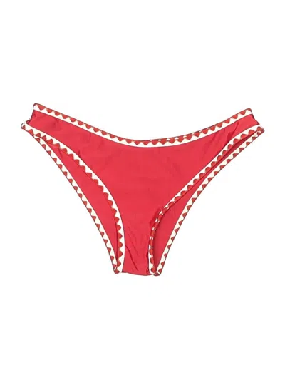 Pre-owned Shein Swimsuit Bottoms In Red