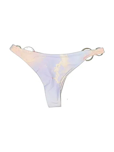 Pre-owned Shein Swimsuit Bottoms In Silver