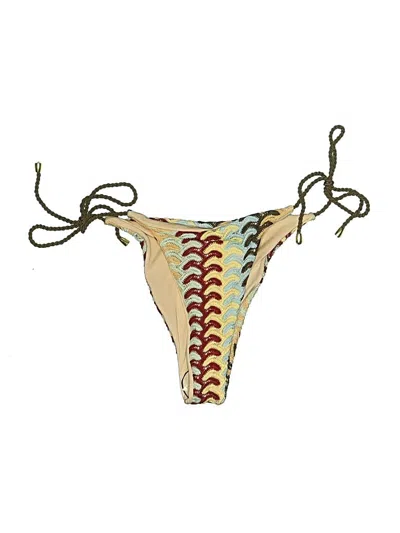 Pre-owned Shein Swimsuit Bottoms In Tan