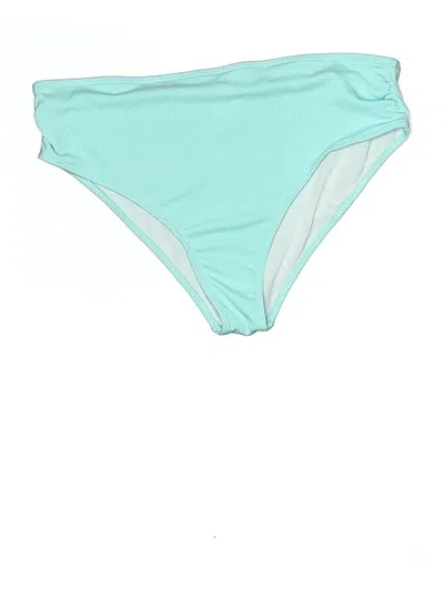 Pre-owned Shein Swimsuit Bottoms In Teal