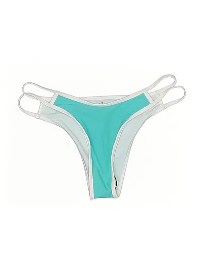 Pre-owned Shein Swimsuit Bottoms In Teal