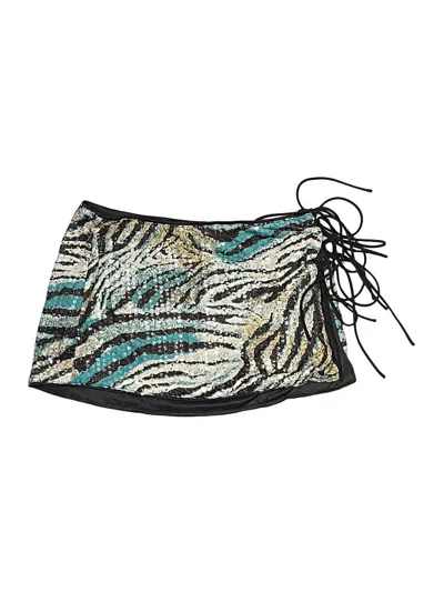 Pre-owned Shein Swimsuit Bottoms In Teal