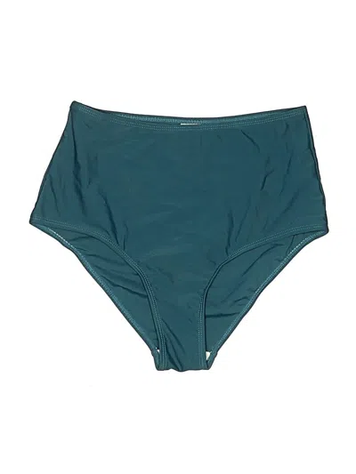Pre-owned Shein Swimsuit Bottoms In Teal