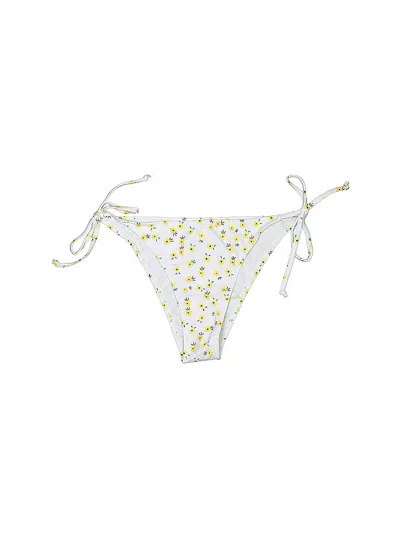 Pre-owned Shein Swimsuit Bottoms In White