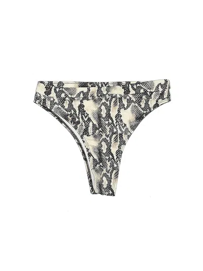 Pre-owned Shein Swimsuit Bottoms In White