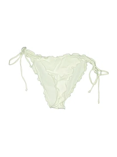 Pre-owned Shein Swimsuit Bottoms In White