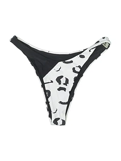 Pre-owned Shein Swimsuit Bottoms In White