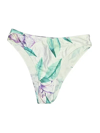 Pre-owned Shein Swimsuit Bottoms In White