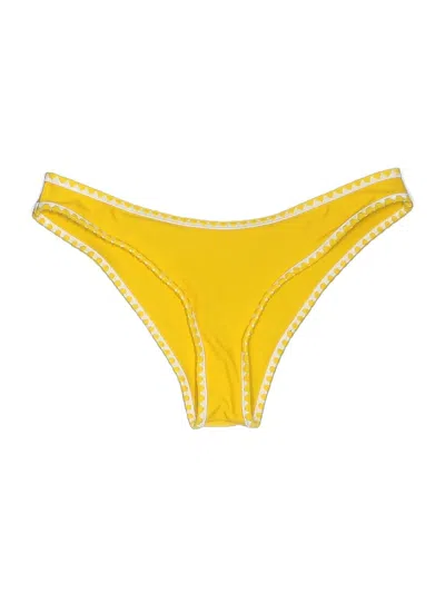 Pre-owned Shein Swimsuit Bottoms In Yellow