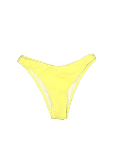 Pre-owned Shein Swimsuit Bottoms In Yellow
