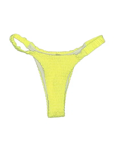 Pre-owned Shein Swimsuit Bottoms In Yellow