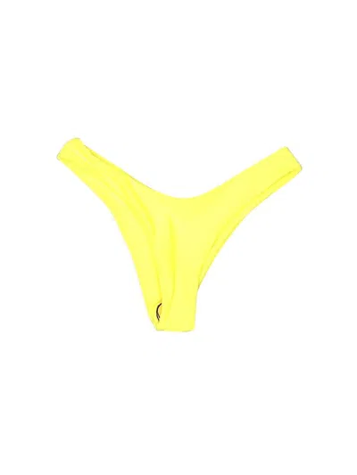 Pre-owned Shein Swimsuit Bottoms In Yellow