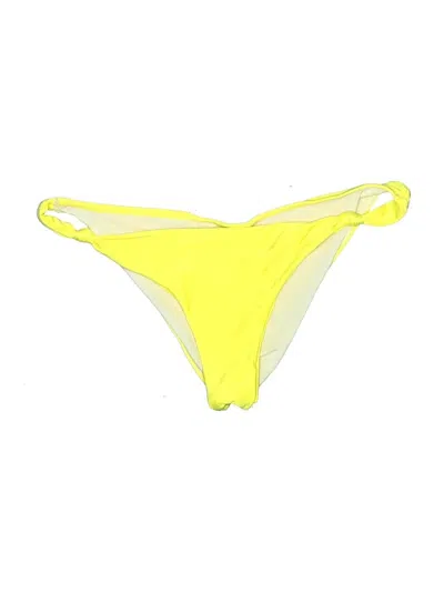 Pre-owned Shein Swimsuit Bottoms In Yellow