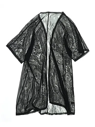 Pre-owned Shein Swimsuit Cover Up In Black