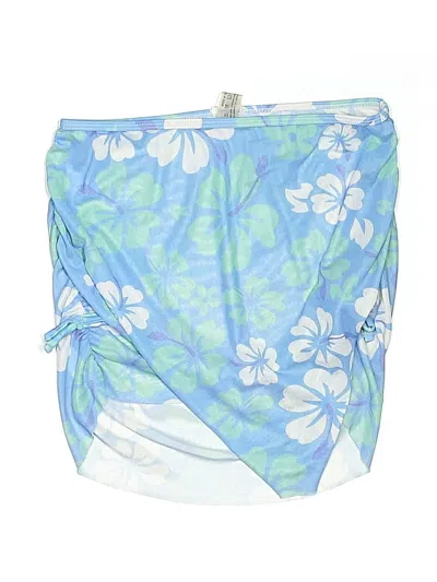 Pre-owned Shein Kids' Swimsuit Cover Up In Blue