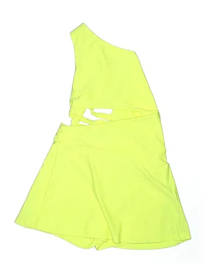 Pre-owned Shein Swimsuit Cover Up In Green