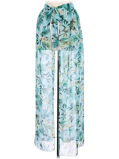 Pre-owned Shein Swimsuit Cover Up In Green