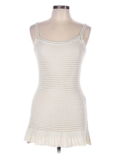 Pre-owned Shein Swimsuit Cover Up In White