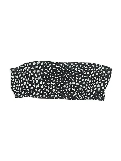 Pre-owned Shein Swimsuit Top Black Swimwear