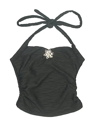 Pre-owned Shein Swimsuit Top Black Swimwear