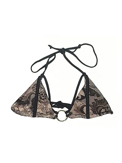Pre-owned Shein Swimsuit Top Black Swimwear