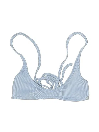 Pre-owned Shein Swimsuit Top Blue Swimwear