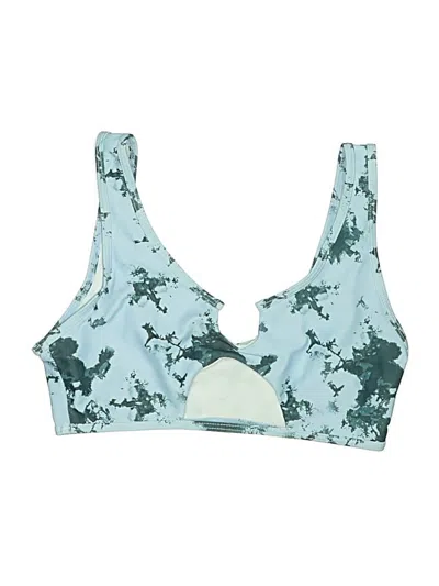 Pre-owned Shein Swimsuit Top Blue Swimwear