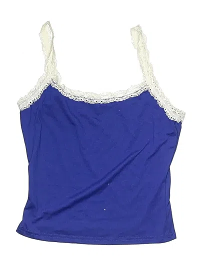 Pre-owned Shein Swimsuit Top Blue Swimwear