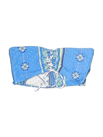 Pre-owned Shein Swimsuit Top Blue Swimwear