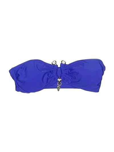 Pre-owned Shein Swimsuit Top Blue Swimwear