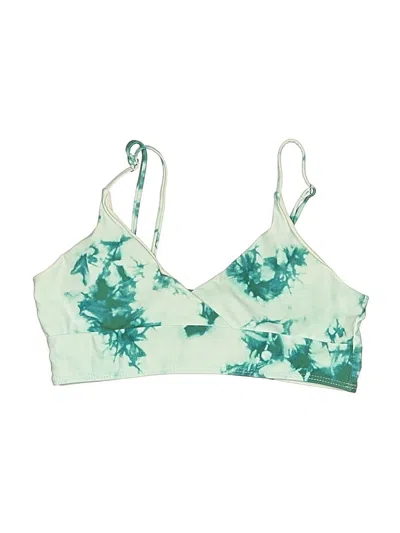 Pre-owned Shein Swimsuit Top Green Swimwear