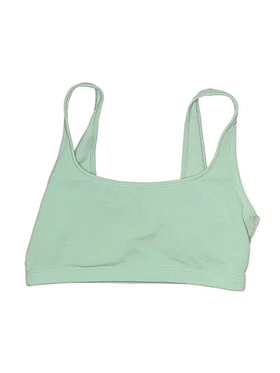 Pre-owned Shein Swimsuit Top Green Swimwear