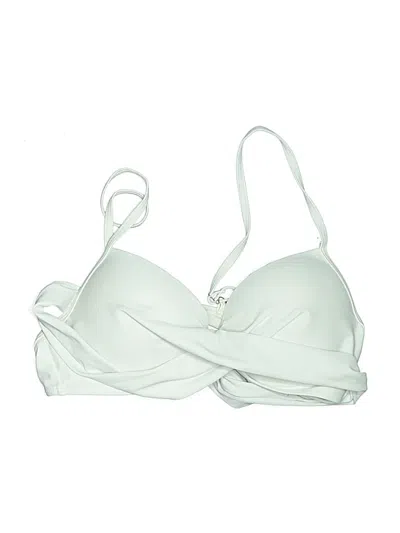 Pre-owned Shein Swimsuit Top Ivory Swimwear In White