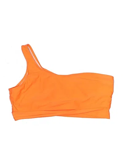 Pre-owned Shein Swimsuit Top Orange Swimwear
