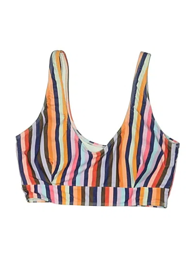 Pre-owned Shein Swimsuit Top Orange Swimwear