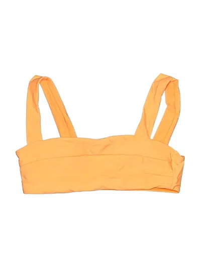 Pre-owned Shein Swimsuit Top Orange Swimwear