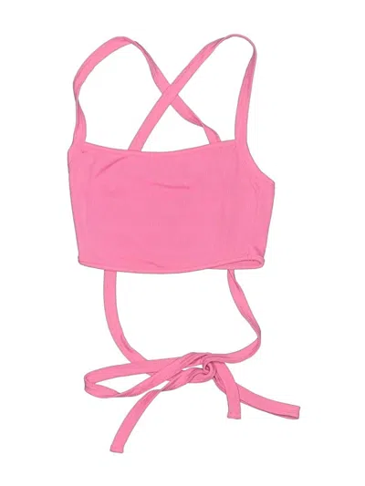 Pre-owned Shein Swimsuit Top Pink Swimwear