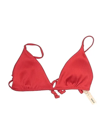 Pre-owned Shein Swimsuit Top Red Swimwear