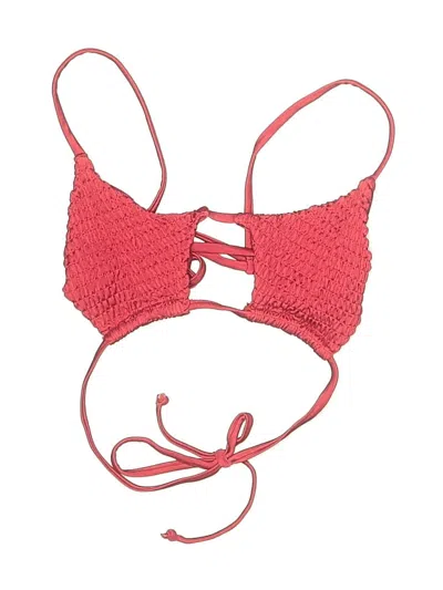 Pre-owned Shein Swimsuit Top Red Swimwear