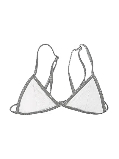 Pre-owned Shein Swimsuit Top Silver Swimwear