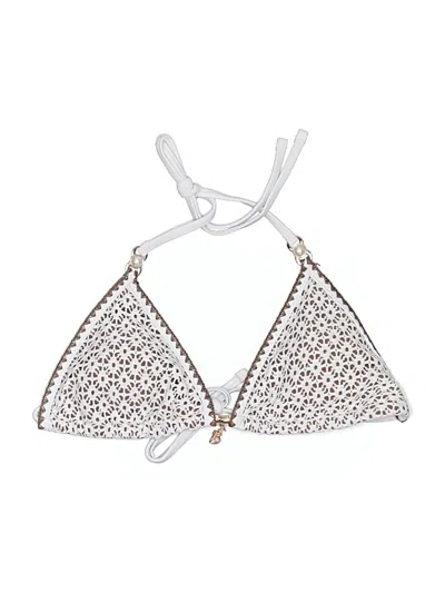Pre-owned Shein Swimsuit Top Silver Swimwear