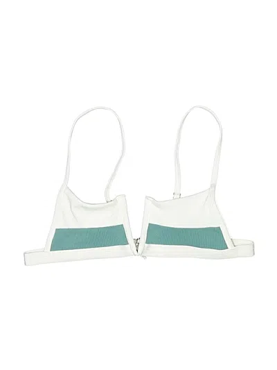 Pre-owned Shein Swimsuit Top White Swimwear